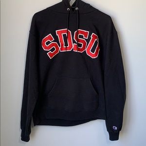 San Diego State Unisex Hoodie, Black Size M